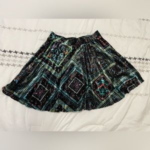 Kids Velvet Design Skirt